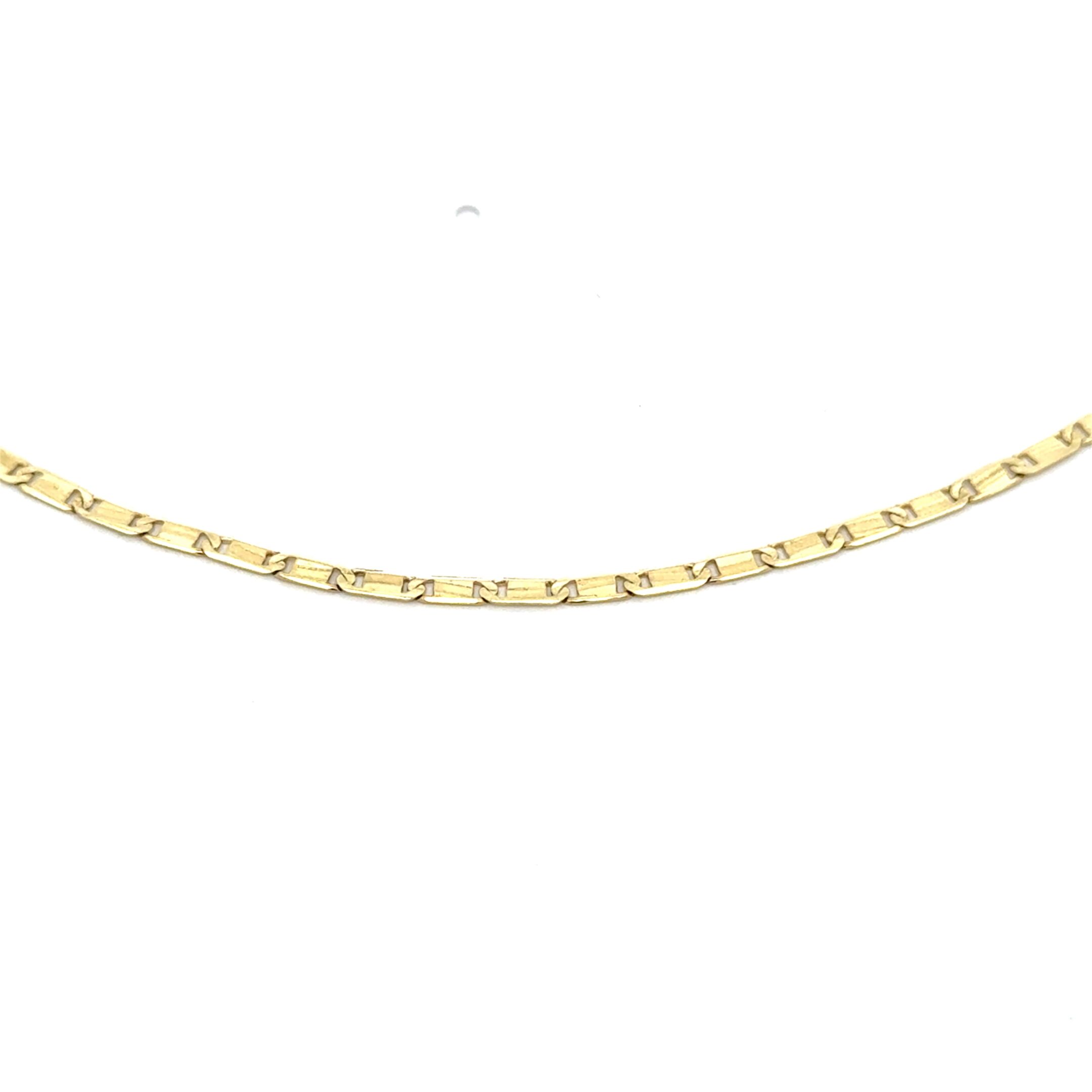 Zlatý Řetízek 585/1000, Hmotnost: 3,03g, Vel: 40 cm, NEC4V40H3/03K105